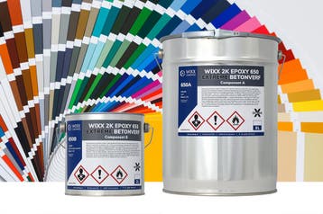 Wixx 2K Epoxy 650 Extreme Betoncoating Mengkleur 5L, Verzenden, Nieuw