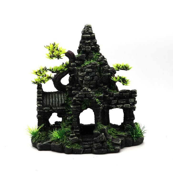 Ruïne met boom OS-229 - aquarium decoratie, Dieren en Toebehoren, Vissen | Aquaria en Toebehoren, Nieuw, Ophalen of Verzenden