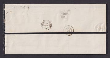 France 1859 - Empire non dentelé N° 12 x 2 oblitéré PC sur