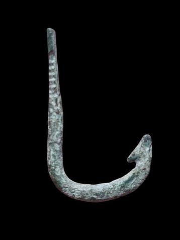 Oud-Romeins Brons, Stunning Fish Hook Werktuig - 38.5 mm