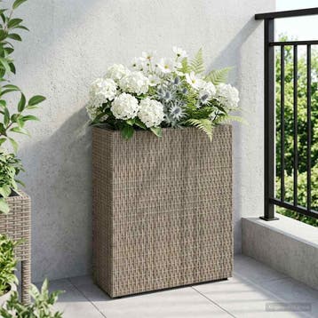 vidaXL Hoge Plantenbak 55 x 22 x 70 cm Ja, Verzenden, Nieuw