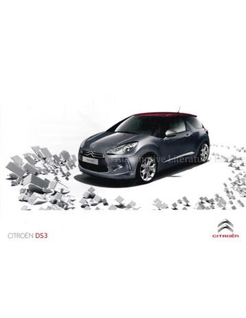 2009 CITROEN DS3 BROCHURE NEDERLANDS, Boeken, Nieuw
