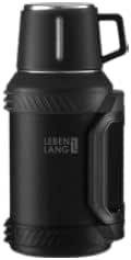 2dekans | LEBENLANG - Thermosfles 2,5L – Grote RVS, Maison & Meubles, Ophalen of Verzenden