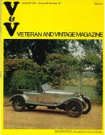 1971 VETERAN AND VINTAGE MAGAZINE 12 ENGELS, Ophalen of Verzenden