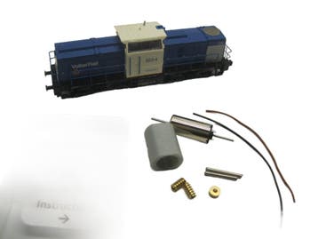 micromotor NF011C ombouwset voor Fleischmann V110 DR, DR, Overige merken, Gelijkstroom, Verzenden, Overige typen
