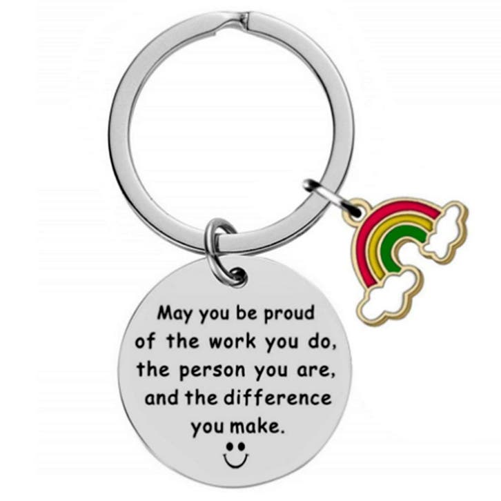 Fako Bijoux - Sleutelhanger May You Be Proud Of The Work You, Collections, Porte-clés, Envoi
