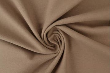 10 meter molton stof - Taupe, Verzenden