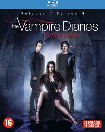 Vampire Diaries seizoen 4 (blu-ray tweedehands film), Ophalen of Verzenden