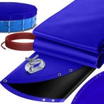 Zwembad Afdekzeil - Rond - Solarzeil - 488 cm - Blauw - KESS, Verzenden