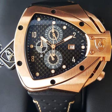 Lamborghini - SPYDER - Gold - Chronograph - Strong - New -