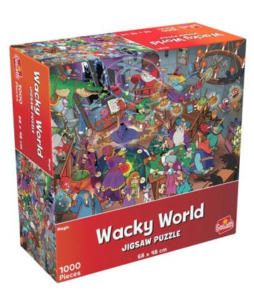 Wacky World Puzzel Magic - 1000 stuks, Hobby & Loisirs créatifs, Sport cérébral & Puzzles, Verzenden