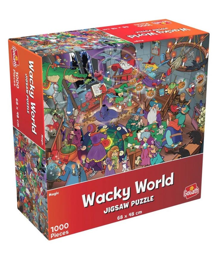 Wacky World Puzzel Magic - 1000 stuks, Hobby en Vrije tijd, Denksport en Puzzels, Nieuw, Verzenden
