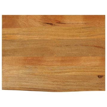 Massief mangohout blad 70x60 | Tweede kansje | OP = OP, Gebruikt, 50 tot 100 cm, Verzenden, 50 tot 100 cm
