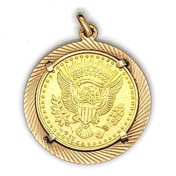 Pendentif en forme de croix - 21,6 carats Or jaune