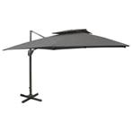 vidaXL Zweefparasol met dubbel dak 300x300 cm, Verzenden, Nieuw