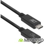 ACT USB4 20Gbps 240W USB Type-C 1m USB-IF gecertificeerd, Verzenden, Nieuw