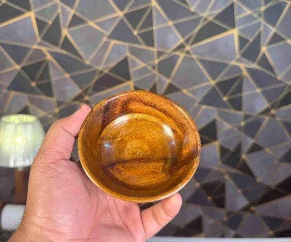 Pure Handmade Rosewood Bowl Set – Original Shape | 6 Katori, Antiek en Kunst, Antiek | Keukengerei