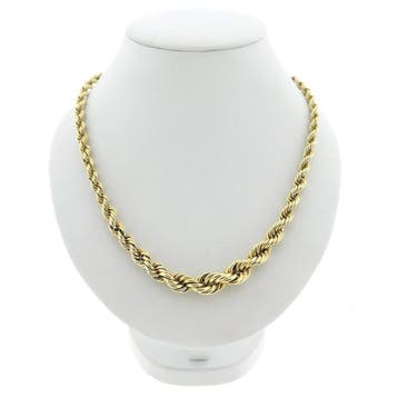 Gouden gedraaide schakelketting, Ophalen of Verzenden