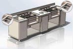 Bar-/Cocktailstation | RVS | Onderbar | Spoelbak +, Verzenden, Nieuw in verpakking