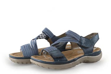 Rieker Sandalen in maat 37 Blauw, Sandalen of Muiltjes, Zo goed als nieuw, Rieker, Verzenden