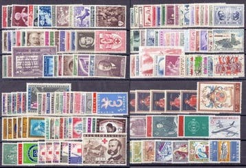 België 1953/1959 - 7 Bijna volledige jaargangen zonder blok