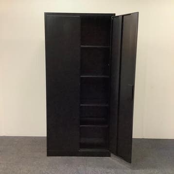 Metalen draaideurkast zelfbouwkast, vv 4 legborden en, Nieuw in verpakking, Bureau