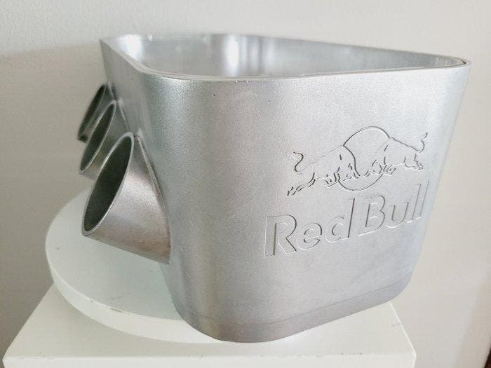 Red Bull - Ijsemmer - Red Bull Energyblock, V6-model -, Antiek en Kunst, Antiek | Wandborden en Tegels