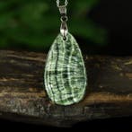 Geen reserveprijs - natuurlijke seraphinite - grote maat -