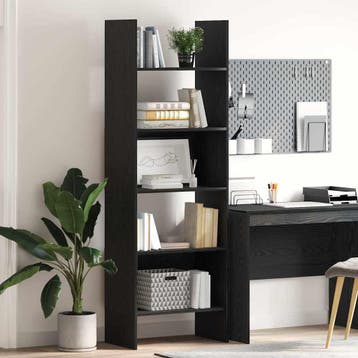 vidaXL Boekenkast 5-laags 60 x 35 x 180 cm Bewerkt hout, Huis en Inrichting, Verzenden, Nieuw