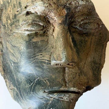 Shona Art - Face - sculptuur - Shona - Zimbabwe (Zonder