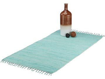 Veiling - Vloerkleed met franjes - 70 x 140 cm, Huis en Inrichting, Nieuw