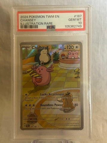 Pokémon Graded card - Chansey 187 187 - PSA 10, Nieuw