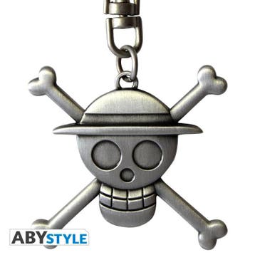 One Piece Skull Luffy 3D Sleutelhanger, Ophalen of Verzenden