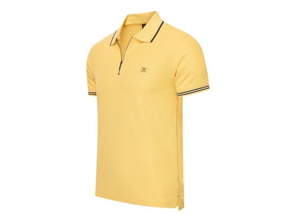Veiling - Cappuccino Italia Polo Zip Polo Torino Geel - XL, Vêtements | Hommes, T-shirts