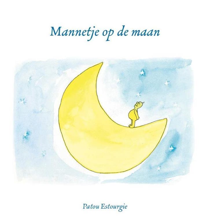 Mannetje op de maan 9789491337482 Patou Estourgie, Livres, Livres pour enfants | 4 ans et plus, Envoi