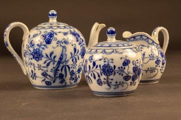 Koffieservies voor 6 (15) - Porselein