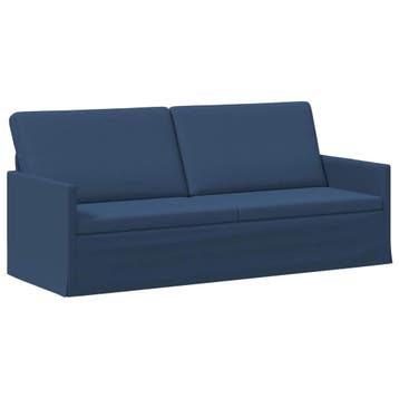 vidaXL 3-zits sofa Blauw 190 x 81 x 82 cm Stof, Verzenden