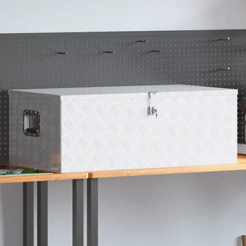 Opbergbox 100cm Alu | Retour Deal | 55% Korting, Tuin en Terras, Verzenden, Gebruikt