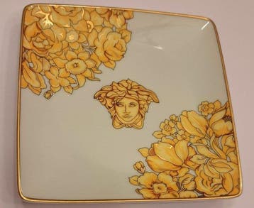 Rosenthal - Versace - Plat - Schale/ Teller 12x12cm Versace