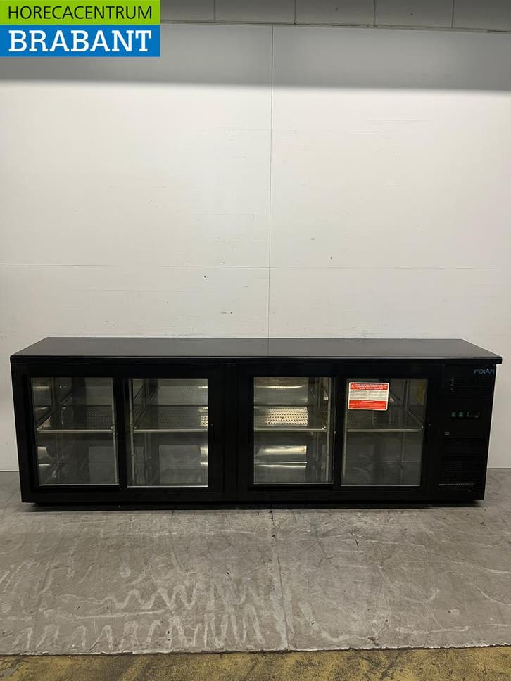 Polar CS103 Backbar Bar Cooler 4 portes 254.2 cm 230V Horeca, Zakelijke goederen, Horeca | Keukenapparatuur, Verzenden