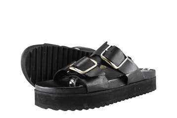 Nelson Slippers in maat 39 Zwart, Slippers, Verzenden, Zwart, Zo goed als nieuw