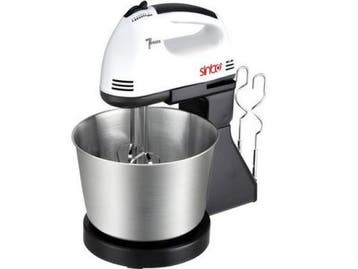 Veiling - Handmixer keukenrobot met grote kom 7 snelheden, Nieuw