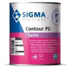 Sigma Contour PU Satin / Sigma Zijdeglans Houtlak RAL 9005 |, Verzenden, Nieuw