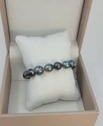 Zonder minimumprijs - Armband 9,5 × 11,5 mm pauwengroene, Nieuw