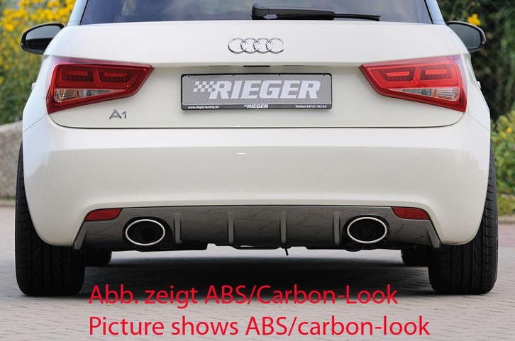 Rieger diffuser | geschikt voor Audi A1 8X | ABS, Auto diversen, Tuning en Styling, Verzenden