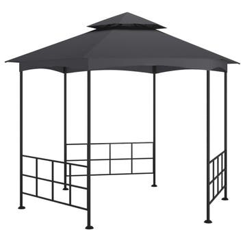 vidaXL Prieel met zijwanden 3,1x2,7 m antracietkleurig, Verzenden, Nieuw