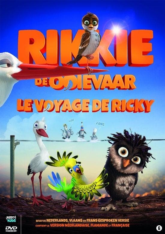 Rikkie De Ooievaar op DVD, Cd's en Dvd's, Dvd's | Tekenfilms en Animatie, Nieuw in verpakking, Verzenden