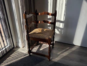 Stoel - Hout - Massief Eiken hoekstoel