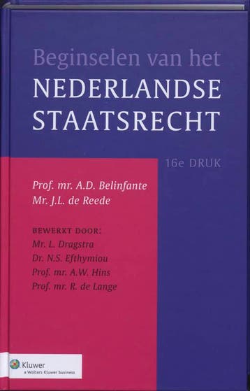 Beginselen van het Nederlands staatsrecht 9789013061390, Verzenden, Zo goed als nieuw, A.D. Belinfante