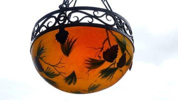 Plafondlamp - Glas, Antiek en Kunst
